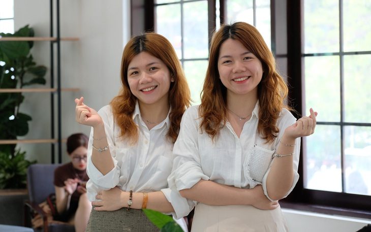 Thanh Minh - Thu Huyền cùng có khoảng 15 lần làm lớp trưởng các lớp tín chỉ - Ảnh: NGUYÊN BẢO Thanh Minh - Thu Huyền cùng có khoảng 15 lần làm lớp trưởng các lớp tín chỉ - Ảnh: NGUYÊN BẢO
